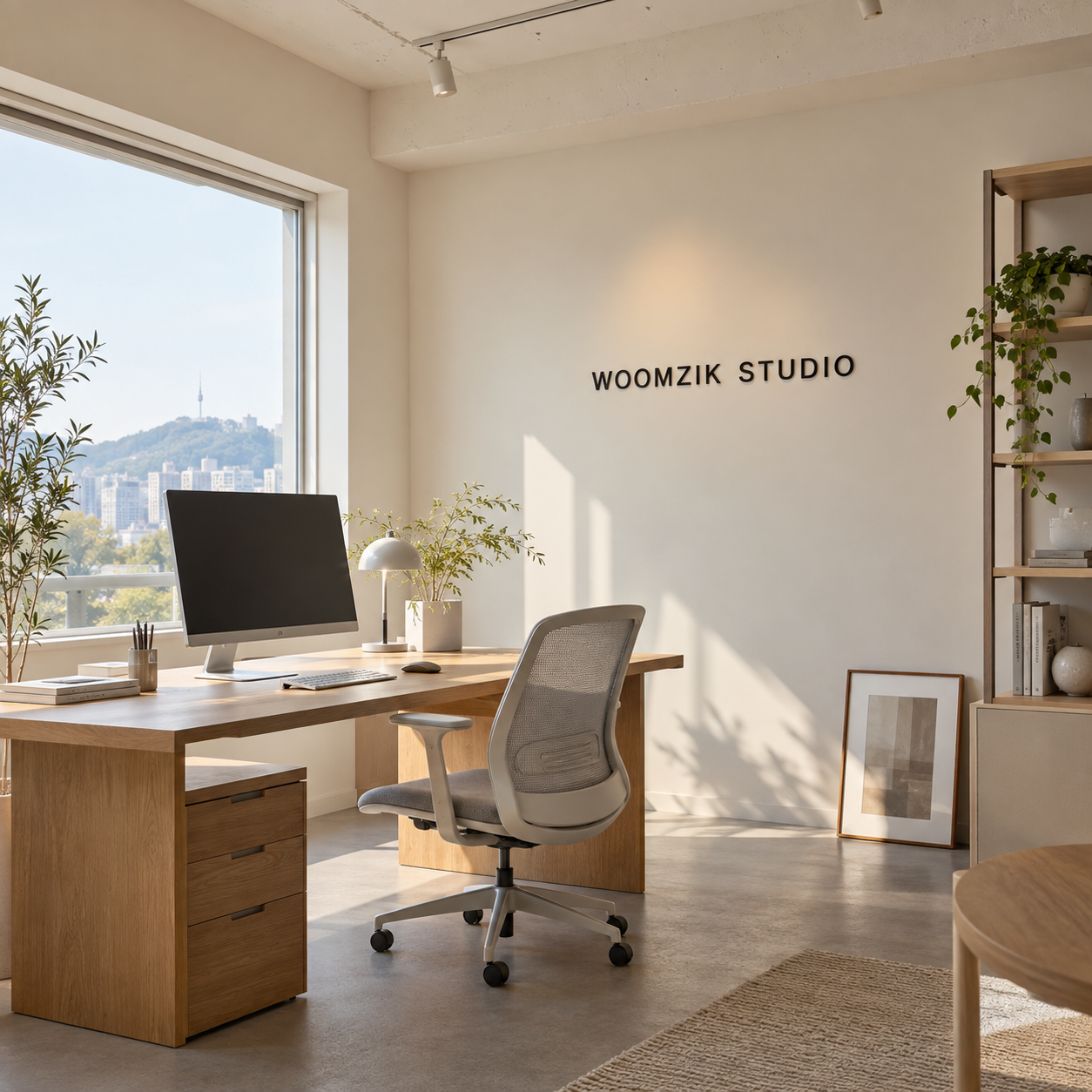WOOMZIK STUDIO 작업 공간